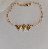 Holy Family Hearts® Bracelet - Paperclip