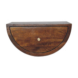 Chestnut Crescent Floating Nightstand