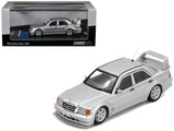 MercedesBenz 190E 2.516 Evolution II Silver Metallic 1/64 Diecast Model Car by Inno Models