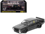 Nissan Skyline 2000 GTR (KPGC110) RHD (Right Hand Drive) LBWorks Black 1/64 Diecast Model Car by Inno Models