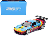 Honda NSX (NA1) #919 Pandem Rocket Bunny Light Blue with Graphics APA XPO 2025 Event Edition 1/64 Diecast Model Car by Inno