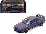 Nissan Skyline GTR (R32) RHD (Right Hand Drive) Midnight Purple Metallic Australian Special Edition 1/64 Diecast Model Car by
