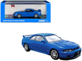 Nissan Skyline GTR (R33) RHD (Right Hand Drive) Blue LM Limited 1/64 Diecast Model Car by Inno Models