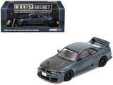 Nissan Top Secret Skyline GTR (BCNR33) RHD (Right Hand Drive) Stealth Gray with Carbon Hood Tokyo Auto Salon Hong Kong 2025 Ev