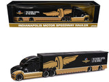 Indianapolis Motor Speedway Hauler Black and Gold 1/64 Diecast Model Car by IXO Models