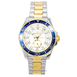 Invicta Pro Diver Two Tone Stainless Steel White Dial Quartz 47127 MenS Watch