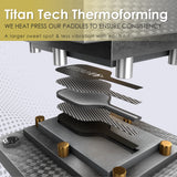 Titan Power 14MM | Thermoformed Unibody Construction | Foam Injected Walls | T700 Titan Carbon Friction Surface | White