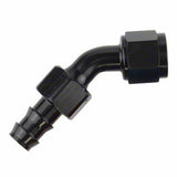 -8An X 45 Blk Push-On Hose End