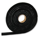 Vinyl Foam Tape-Blk 1/2X1/4X100