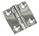 White Nylon Butt Hinge 1 1/2 X 1 3