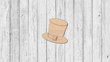 Interchangeable Welcome Porch Leaner - Leprechaun Hat - Unfinished Accent