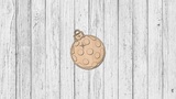 Interchangeable Welcome Porch Leaner - Ornament Ball - Unfinished Accent