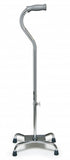 QUAD CANE SMALL BASE ALUMINUM LUMEX