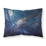 Caroline'S Treasures Prince Of Darkness Swordfish Fabric Standard Pillowcases, Multicolor
