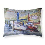 Caroline'S Treasures Jmk1053Pillowcase Lucky Dream Sailboat Fabric Standard Pillowcase, Large, Multicolor