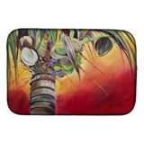 Caroline'S Treasures Sunset On The Coconut Tree Dish Drying Mat, 14 X 21