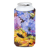 Hydrangeas And Sunflowers Tall Boy Beverage Insulator Hugger Jmk1175Tbc