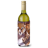 Cheetah Wine Bottle Beverage Insulator Hugger Jmk1193Literk