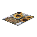 Caroline'S Treasures Pot Of Sunflowers Mouse Pad/Hot Pad/Trivet (Jmk1202Mp)