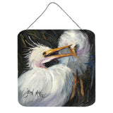 Caroline'S Treasures Jmk1213Ds66 White Egret Wall Or Door Hanging Prints, 6 X 6