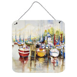 Caroline'S Treasures Paradise Sailboats Wall Or Door Hanging Prints, 6 X 6