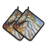 Caroline'S Treasures Sand Dune Pair Of Pot Holders Jmk1272Pthd, 7.5Hx7.5W, Multicolor