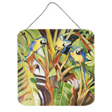 Caroline'S Treasures Parrots Wall Or Door Hanging Prints, 6 X 6