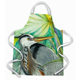 Caroline'S Treasures Jmk1284Apron Blue Heron Apron, Large, Multicolor