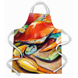 Caroline'S Treasures Jmk1293Apron 101 Crab Apron, Large, Multicolor