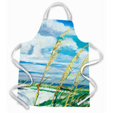 Caroline'S Treasures Jmk1298Apron Sea Oats Apron, Large, Multicolor