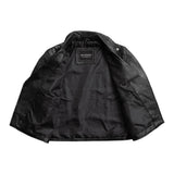 Serena Women's Black Asymmetrical Leather Jacket