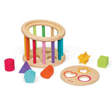 Janod Shape Sorter Rolling Drum