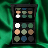 JADED Green & Emerald Eyeshadow Palette – Matte & Shimmer