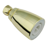 Kingston Brass K130A2 Basic Plastic Shower Head, Polish Brass