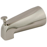 Kingston Brass K189A8 51/4 Inch Zinc Tub Spout with Diverter, Brushed Nickel
