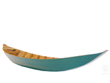 Small South East Asia Sampan Boat Teal Bottom