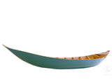 Small South East Asia Sampan Boat Teal Bottom