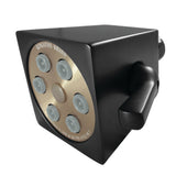Kingston Brass K230A0 Monarch 2.8Inch Brass Square Shower Head, Matte Black