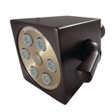 Kingston Brass K230A5 Monarch 2.8Inch Brass Square Shower Head, Oil Rubbed Bronze