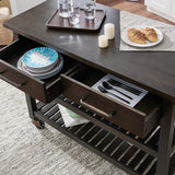 Havelock Farmhouse Rolling Kitchen Island