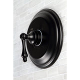 Kingston Brass Kb3630Al Restoration Tub And Shower Faucet, Matte Black
