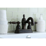Kingston Brass Kb3905Tl 4 In. Centerset Bathroom Faucet, Oil Rubbed Bronze