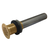 Kingston Brass KB4002 19Hole Grid Drain without Overflow, 17 Gauge, Polished Brass