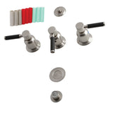 Kingston Brass Kaiser Kb6328Dkl 3-Handle Bidet Faucet, Brushed Nickel