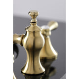 Kingston Brass Kc7067Bal Heirloom 8 In. Widespread Bathroom Faucet, Brushed Brass