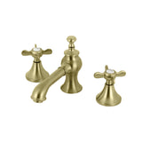 Kingston Brass Kc7067Bex Essex 8 In. Widespread Bathroom Faucet, Brushed Brass