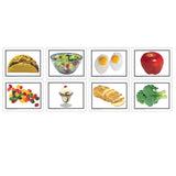 Nouns: Food Learning Cards, Grade PK-1