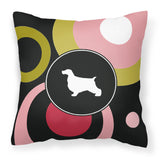 Caroline'S Treasures Kj1026Pw1414 Cocker Spaniel Decorative Canvas Fabric Pillow, Large, Multicolor