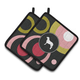 Caroline'S Treasures Greater Swiss Mountain Dog Pair Of Pot Holders Kj1082Pthd, 7.5Hx7.5W, Multicolor
