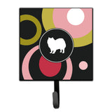 Caroline'S Treasures Kj1107Sh4 American Eskimo Leash Holder Or Key Hook, Small, Multicolor